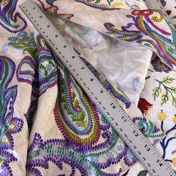 Johnny Was Gigianna Floral Paisley Slip Midi Dress Size XS Multicolor - Picture 8 of 11